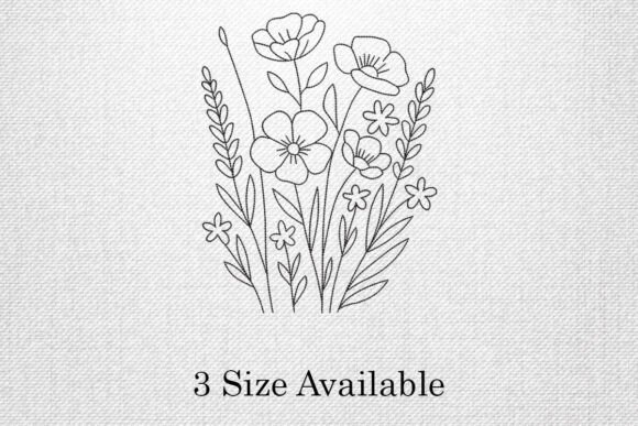 Floral Outline: A Stylish Embroidery Choice for Boutique Apparel